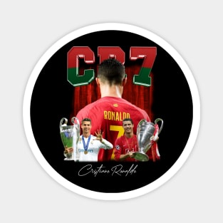 CR7 Cristiano Vintage Bootleg Style Ronaldo Magnet